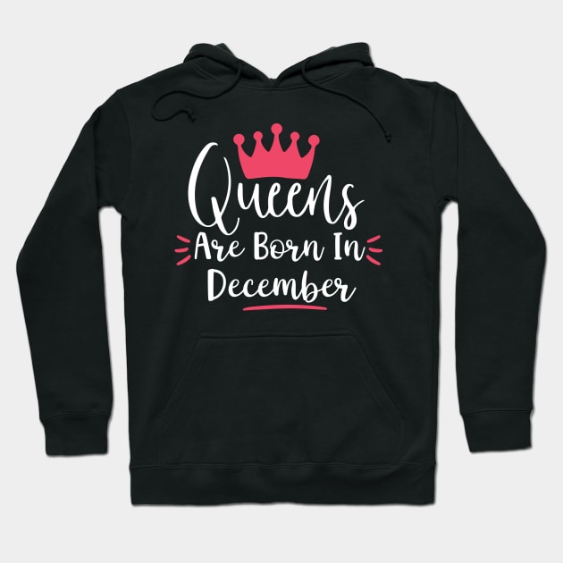 Queen are born in december Hoodie by Sabahmd